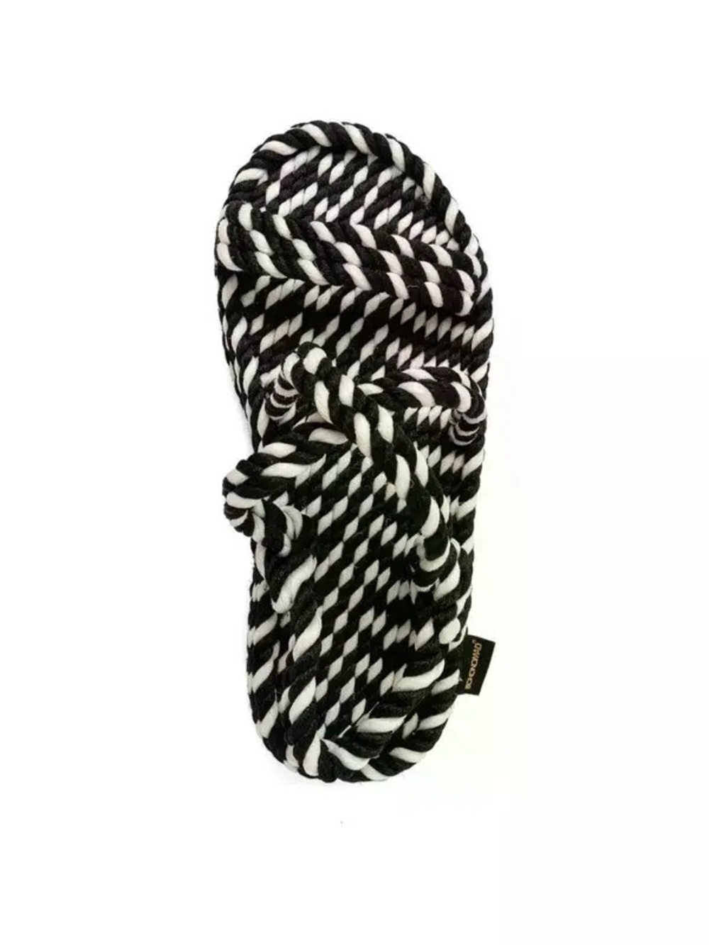 Bohonomad Women’s Black & White Rope Slide Loafers L69-1003